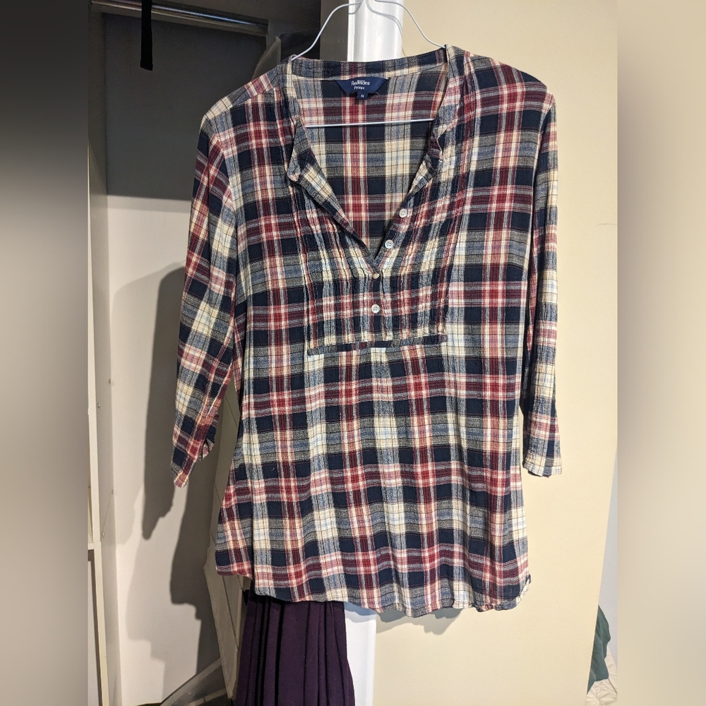 Reitmans plaid shirt